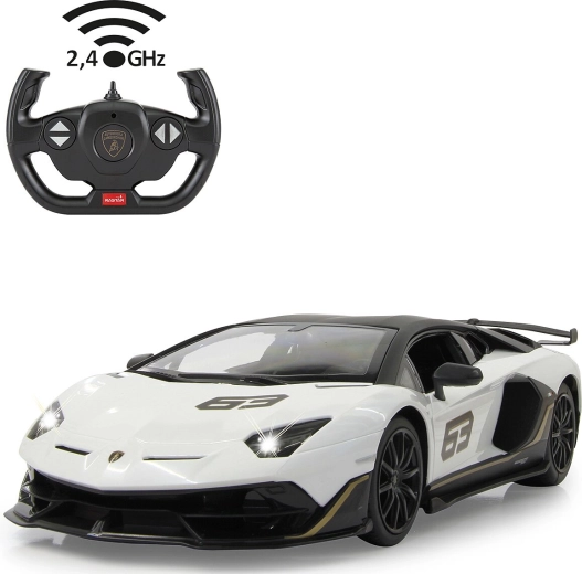 Jamara Lamborghini Aventador SVJ Performance RC car 1:14 white 2.4 GHz - 1 piece
