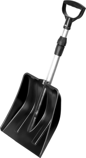 Strugalica za snijeg YETI s ergonomskom drškom i teleskopskom aluminijskom drškom 31 × 34,5 cm