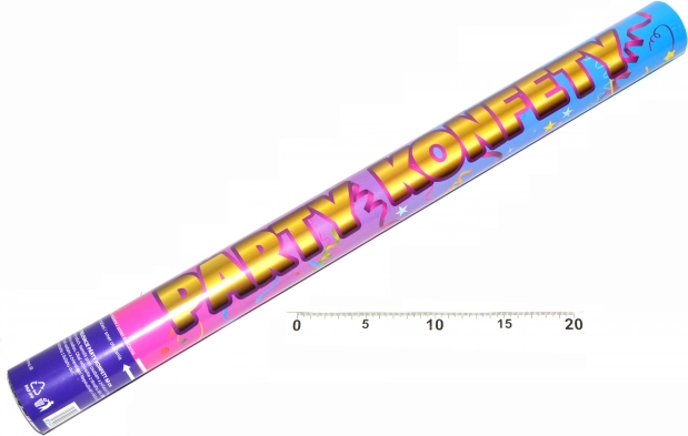 Party konfeti ispucavajući 60 cm