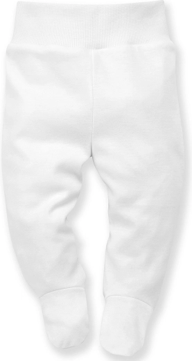 Pinokio Lovely Day baby pants with feet (white)