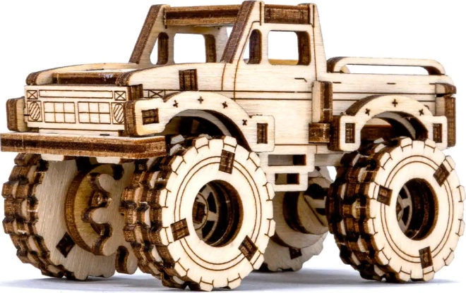 Drvene 3D puzzle – model monster trucka