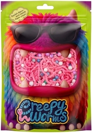 STNUX Creepy Worms ružičasti senzorički crvići