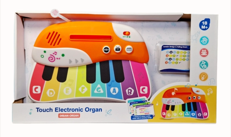 Dječji elektronički pianino s karticama za sviranje
