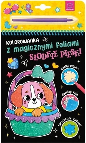 Bojanka s magičnim folijama – Slatki psići