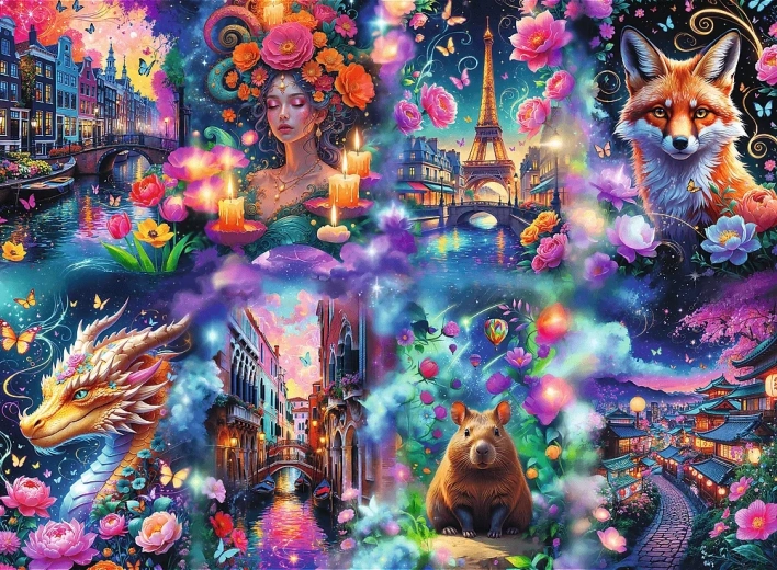Puzzle Trefl Premium Plus Colorful World 8000 Pieces