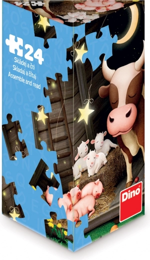 Puzzle Dino Životinje na farmi 24 dijelova