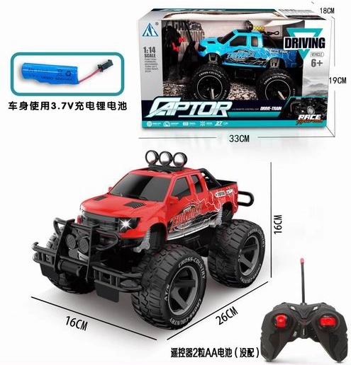 Daljinski upravljani terenski automobil Jeep Raptor 1:14