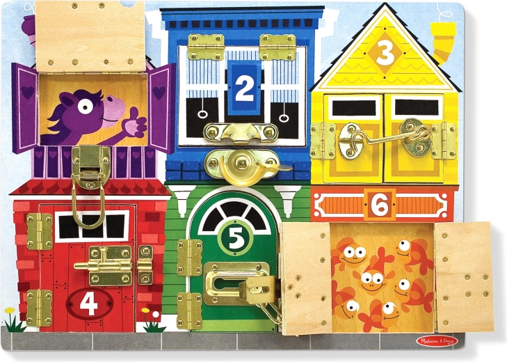 Drvena ploča sa zaključavanjima MELISSA & DOUG