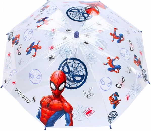 Dječji prozirni kišobran Spider-Man - 1 komad