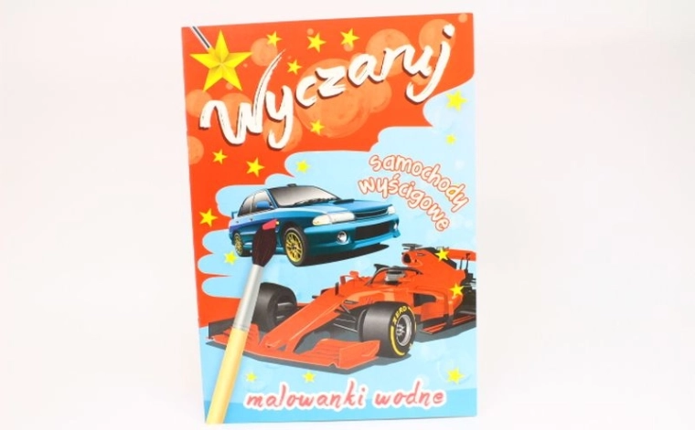 Dočaraj trkaće automobile – vodene bojanke