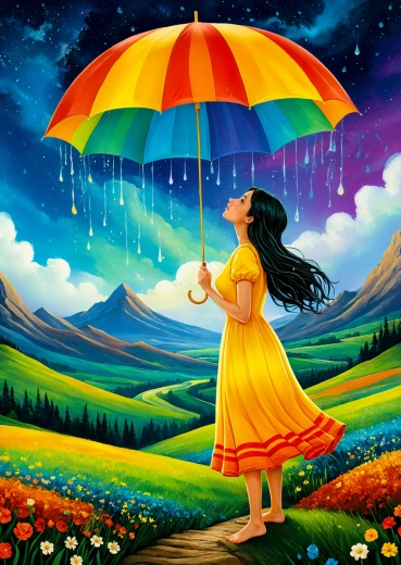 Enjoy puzzle Dugini kišobran 1000 dijelova