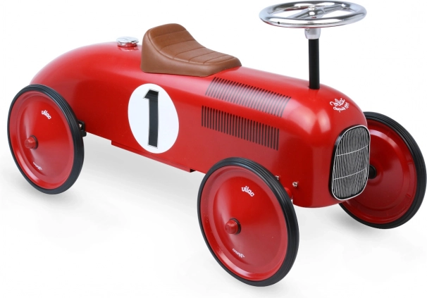 Vilac vintage guralica crveni metalni automobil