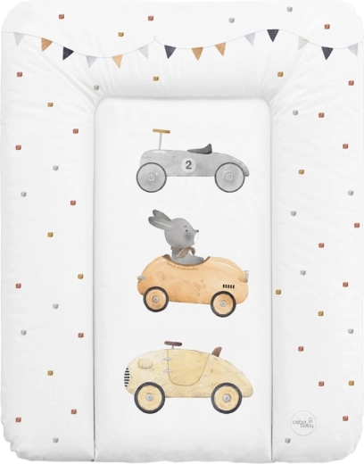 Ceba Baby mekana podloga za previjanje za komodu 50 × 70 cm Basic Bunny Driver