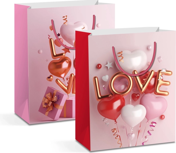 Paper gift bag for a bottle - 1 piece