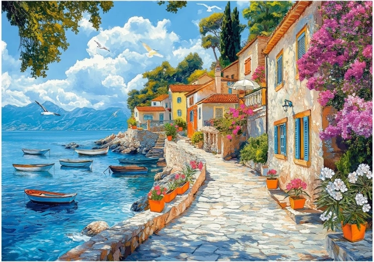 Puzzle Mediteranska šetnja 500 dijelova CASTORLAND