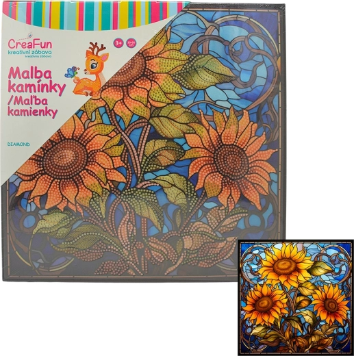 Dijamantno slikanje Suncokret 30 × 30 cm