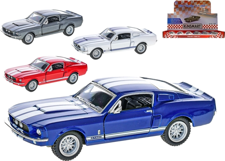 Metalni model automobila Ford Shelby GT500 1967 1:38 s otvarajućim vratima i pull-back mehanizmom