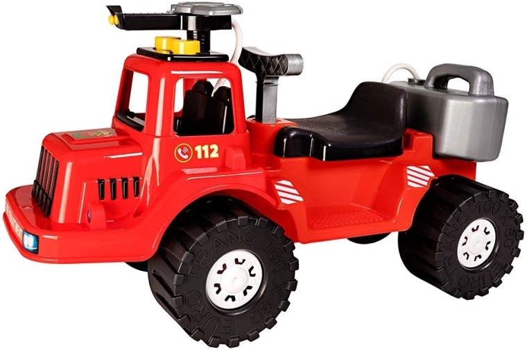 Dječinsko vatrogasno guralo s vodenim topom BAYO, 70 cm