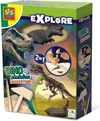 SES Creative Explore 2u1 iskopavanje fosila dinosaura T-Rex