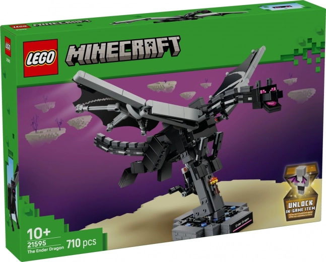 LEGO Minecraft Ender zmaj – složivi model s mašućim krilima