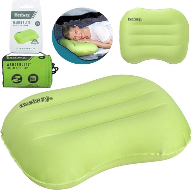 Nafukavi jastuk za putovanja Bestway WanderLite zeleni