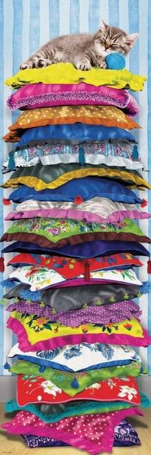 Eurographics vertikalna slagalica Mačja princeza na zrnu graška 1000 dijelova