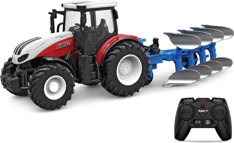 RC traktor 1:24 s plugom