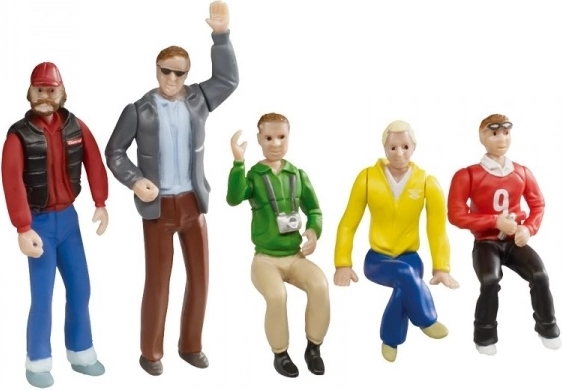 Spectator Figures 1:32 – Set of 5 with Moving Parts