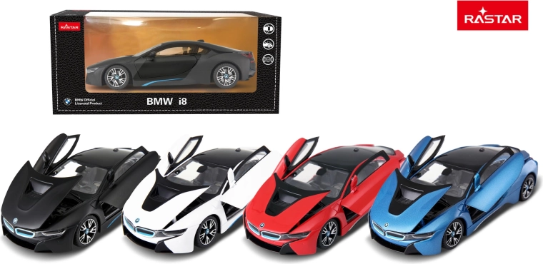 Model automobila BMW i8 Rastar 1:24 crveni - 1 komad