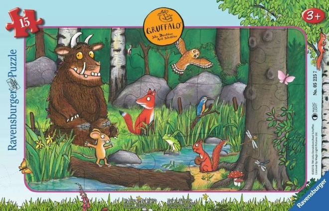 Puzzle Miš i Gruffalo od Ravensburgera, 15 dijelova