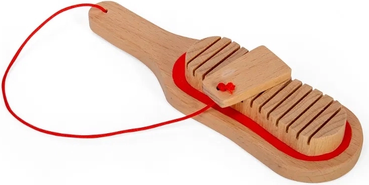 Bigjigs Toys drveno guiro – prirodno izvedenje