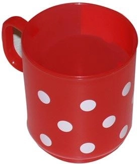 Plastična mat šalica 0,25 l s printom – mix boja