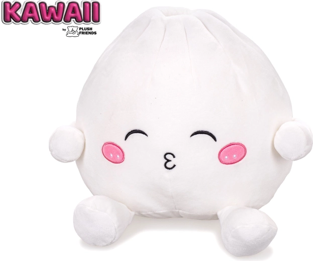 Plush Friends Kawaii plišana okruglica Bao s ispupčenim ustima 25 cm - 1 komad