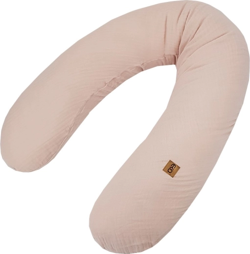 EKO muslin jastuk za dojenje powder pink 180 cm