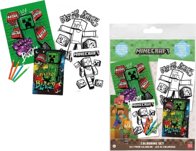 Kreativni set za bojanje Minecraft