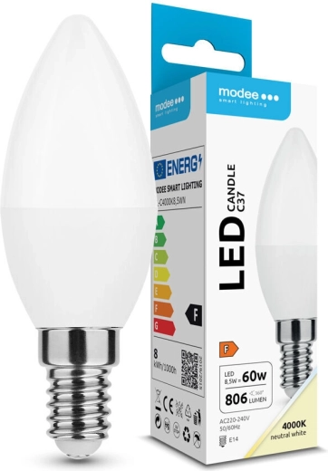 Modee LED svijeća C37 8,5 W E14 806 lm neutralno bijela