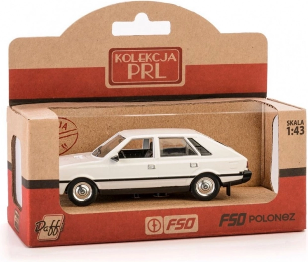 Model automobila FSO Polonez 1:43 – bijeli metalni model