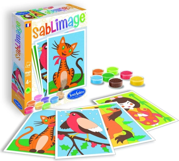 Sentosphere Sablimage mini pješčane slike Mazljivi prijatelji