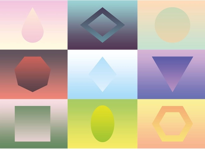 Puzzle Geometrija 1000 dijelova CLOUDBERRIES