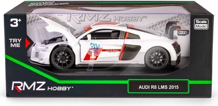 RMZ Hobby Audi R8 2015 bijeli model 1:32