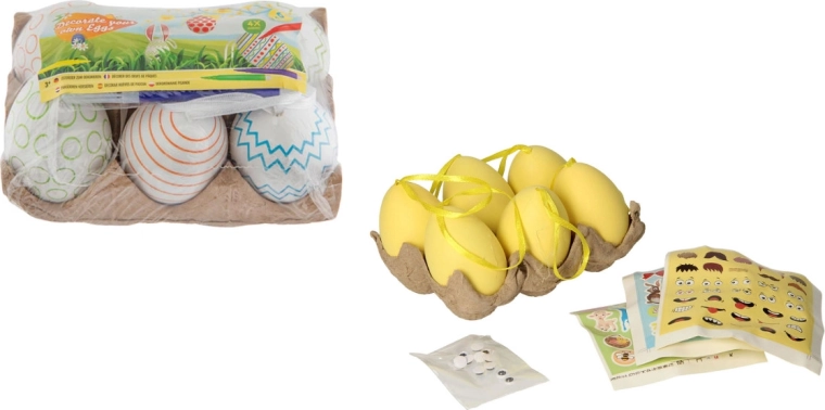 Plastična uskrsna jaja – set 6 kom