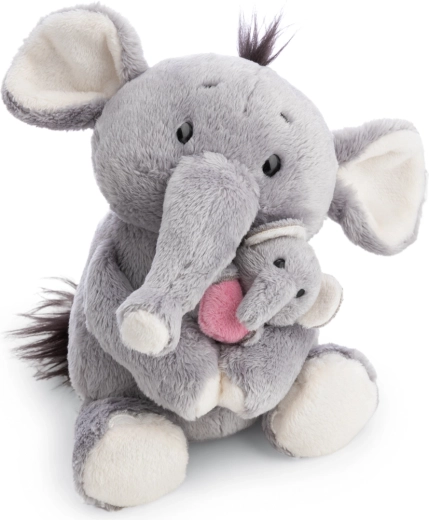 NICI plush elephant with baby little & me