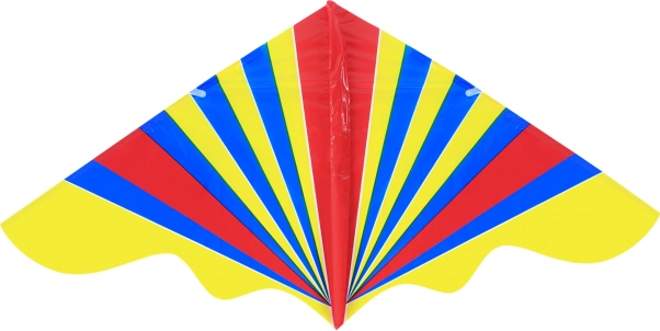 Šareni leteći zmaj 128 × 61 cm s drškom