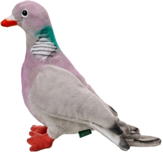 Maskota golub 20 cm grivast