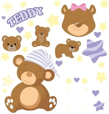 WIKORIA nažehljivači DTF 15 × 20 Teddy