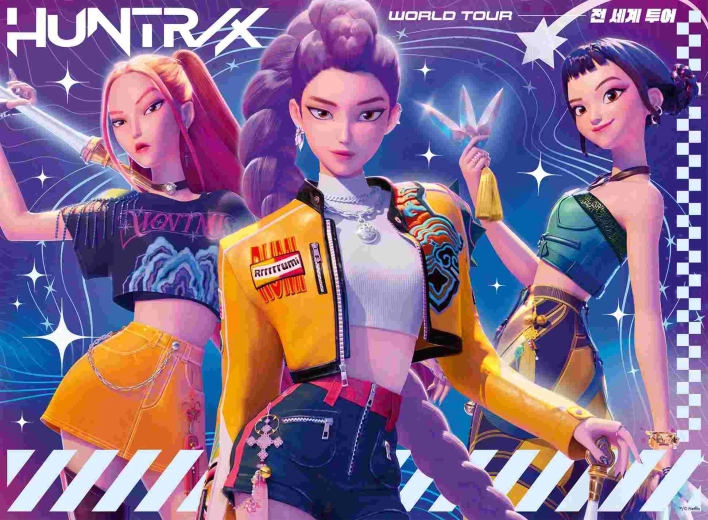 Ravensburger K-pop: Lovkinje demona – svjetska turneja puzzle 150 dijelova