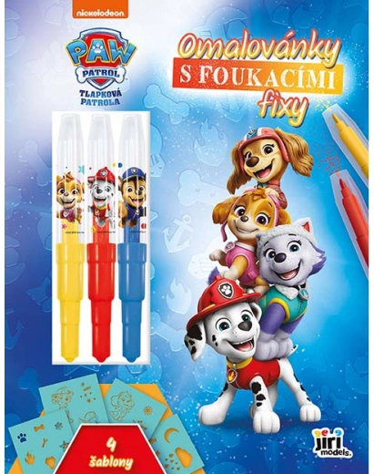 Bojanka s flomasterima za puhanje Paw Patrol / Psići u ophodnji