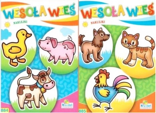 Happy Countryside – Sticker and Coloring Book