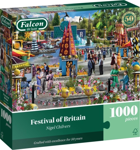 Falcon de luxe puzzle Britain Festival 1000 pieces