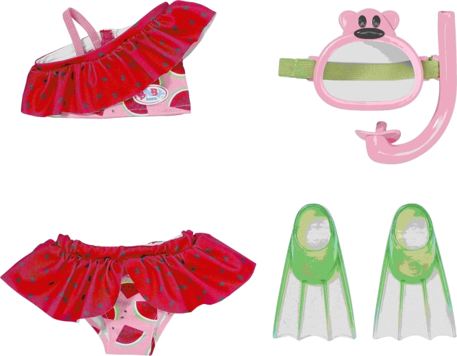 BABY born set za ronjenje s disalicom za lutku 43 cm